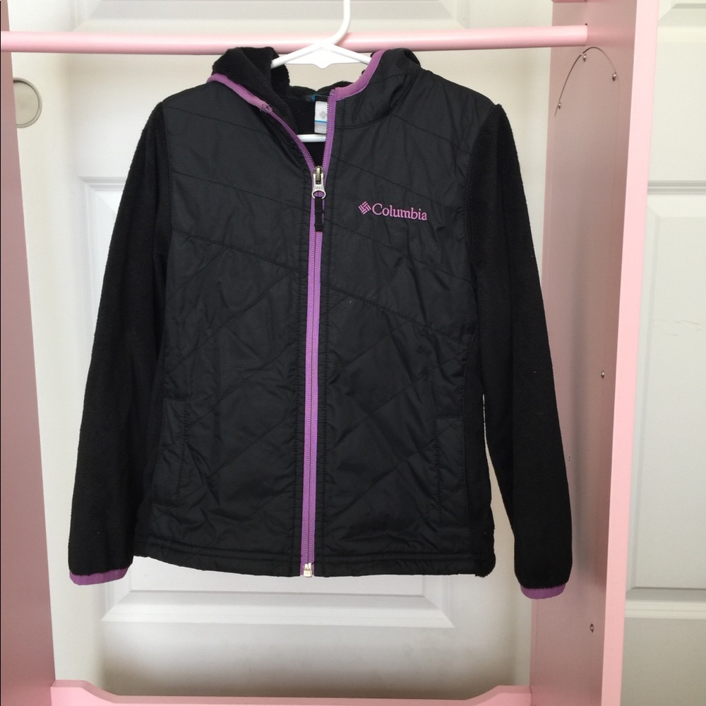 Girls Columbia black jacket